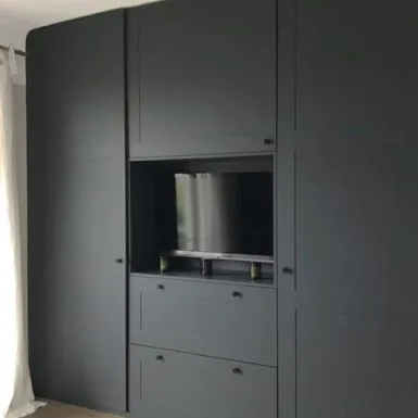 Chambre parentale rénovée cocon familial Paris 75009 - Scénographie Intérieure