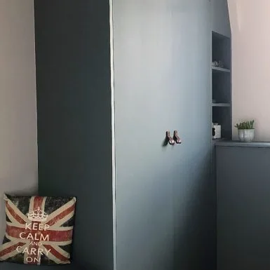 Chambre parentale repensée appartement Art déco Paris 9 - Scénographie Intérieure Nathalie Simonneau