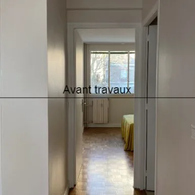 Etat des lieux avant rénovation d'un appartement rue Jasmin dans le 16ème arrondissement de paris